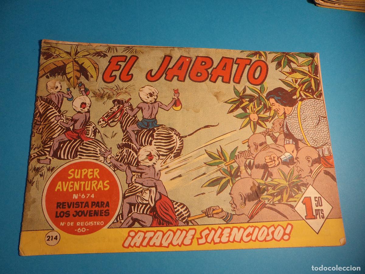 Tebeos: El Jabato. N&ordm; 214. Bruguera. Original. Es el de la foto. Con se&ntilde;ales de uso.