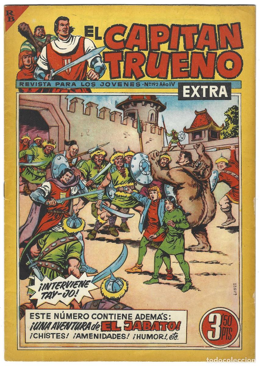 Tebeos: CAPITAN TRUENO EXTRA n&ordm; 192 (Bruguera 1963)