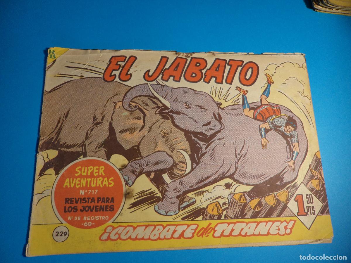 Tebeos: El Jabato. N&ordm; 229. Bruguera. Original. Es el de la foto. Castigado.