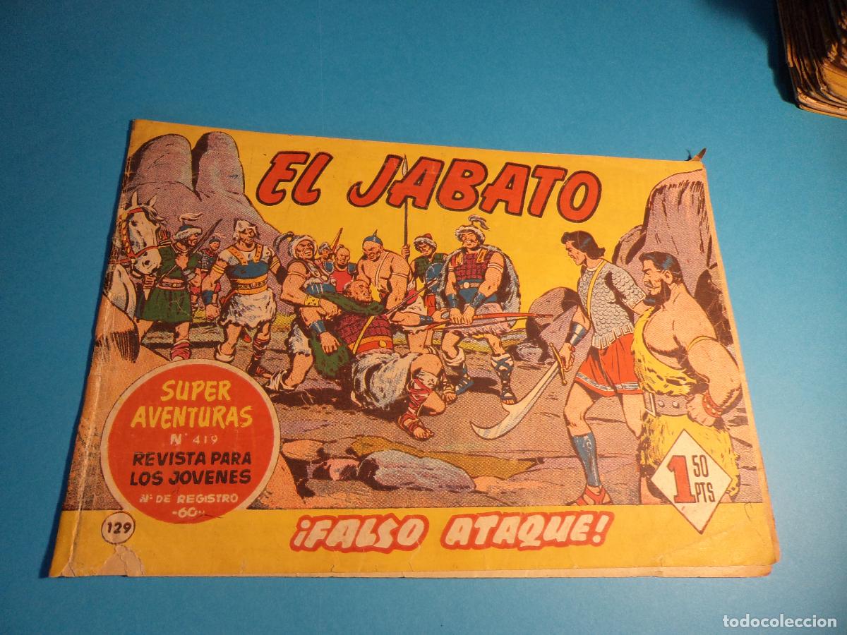 Tebeos: El Jabato. N&ordm; 129. Bruguera. Original. Es el de la foto. Castigado.