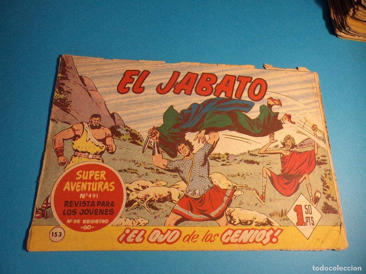 Tebeos: El Jabato. N&ordm; 153. Bruguera. Original. Es el de la foto. Castigado.