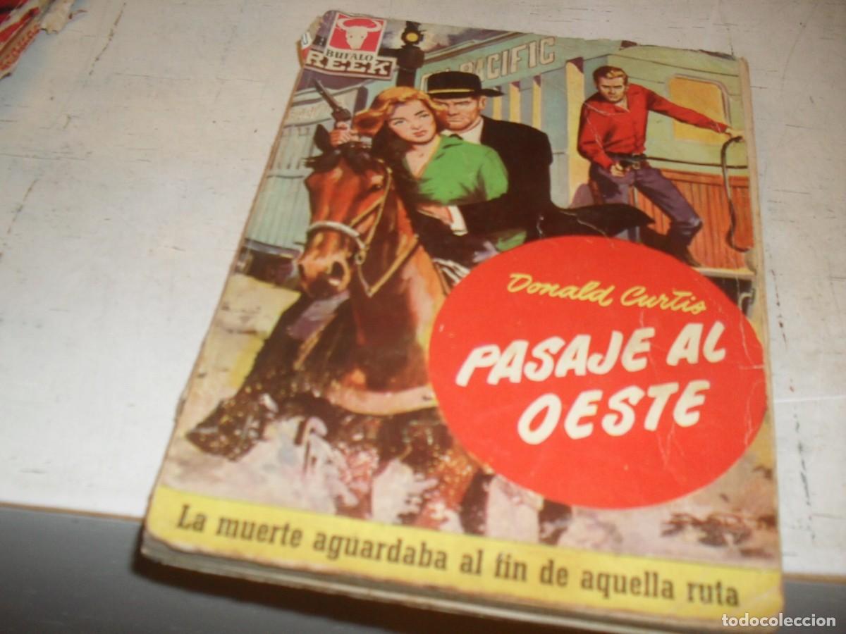 Tebeos: BOLSILIBROS BUFALO N&ordm;??,PASAJE AL OESTE,VIRGINIA LEITH EN CONTRAPORTADA,BRUGUERA,A&Ntilde;OS 60