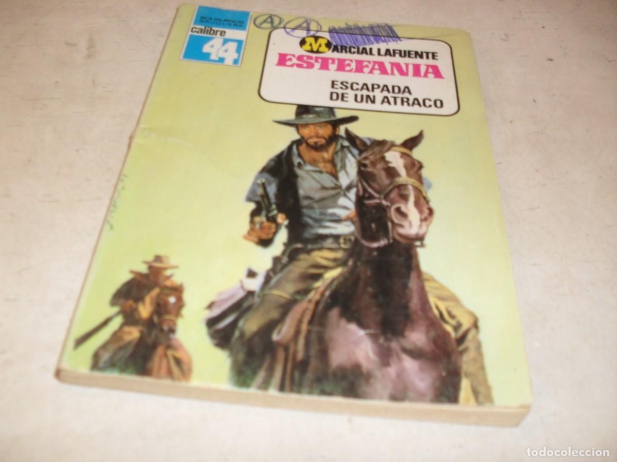 Tebeos: BOLSILIBROS CALIBRE 44 N&ordm; 584,ESCAPADA DE UN ATRACO,DE ESTEFANIA,BRUGUERA,A&Ntilde;OS 80