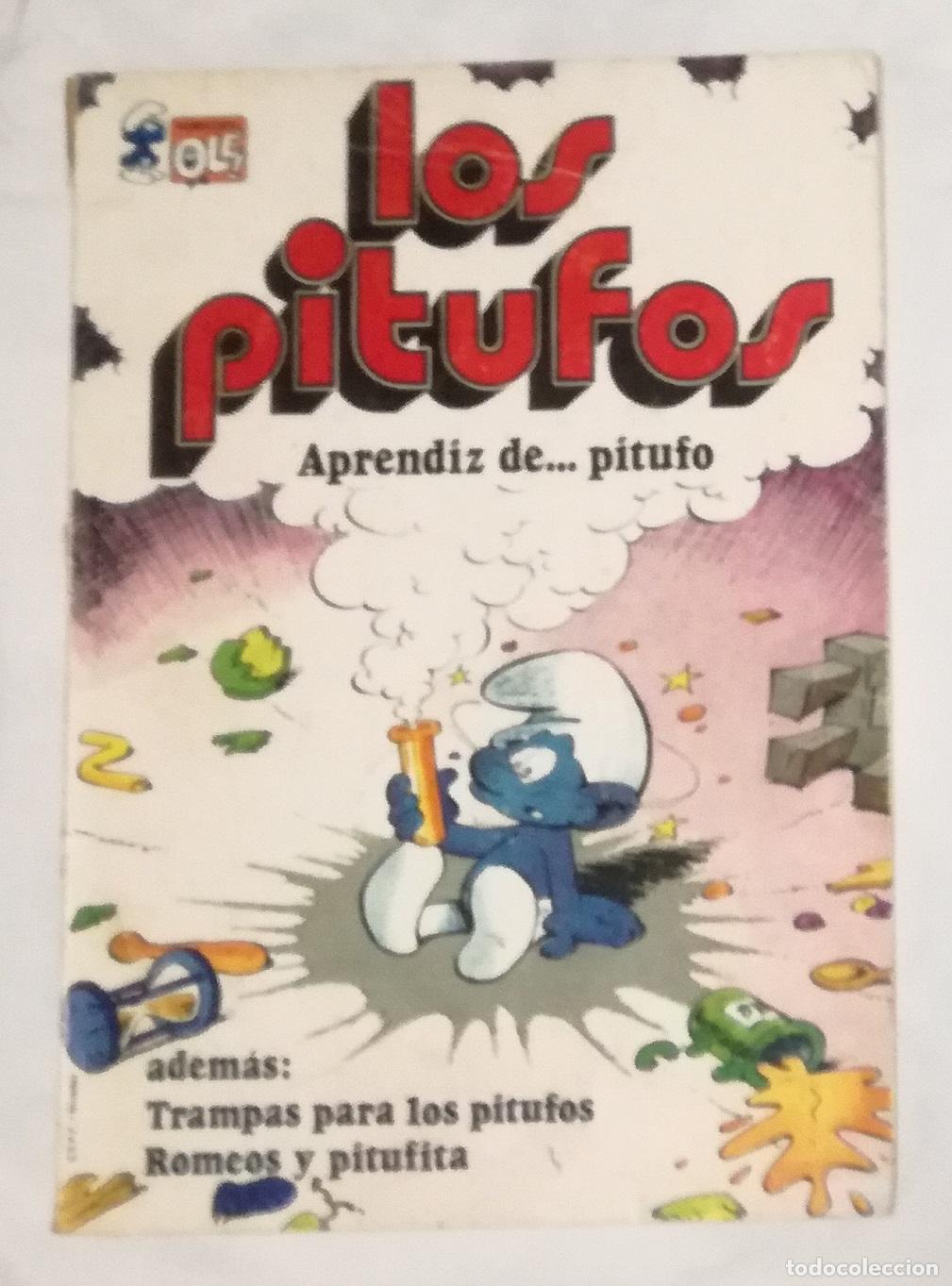 Tebeos: Comic Los Pitufos, Coleccion Ole, n&ordm; 8: Aprendiz de&hellip; pitufo - Bruguera