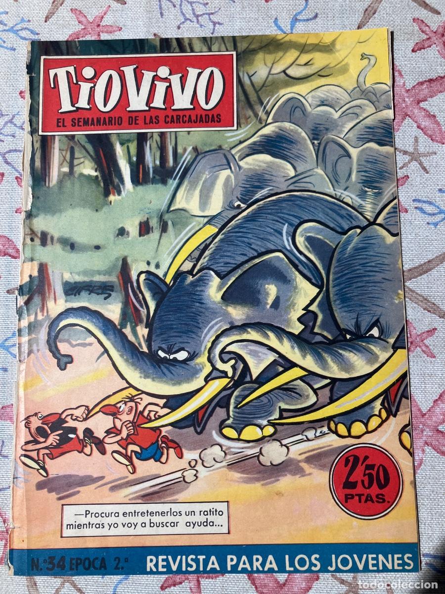 Tebeos: T&Iacute;O VIVO - N&Uacute;MERO 34 - SEGUNDA &Eacute;POCA - BRUGUERA