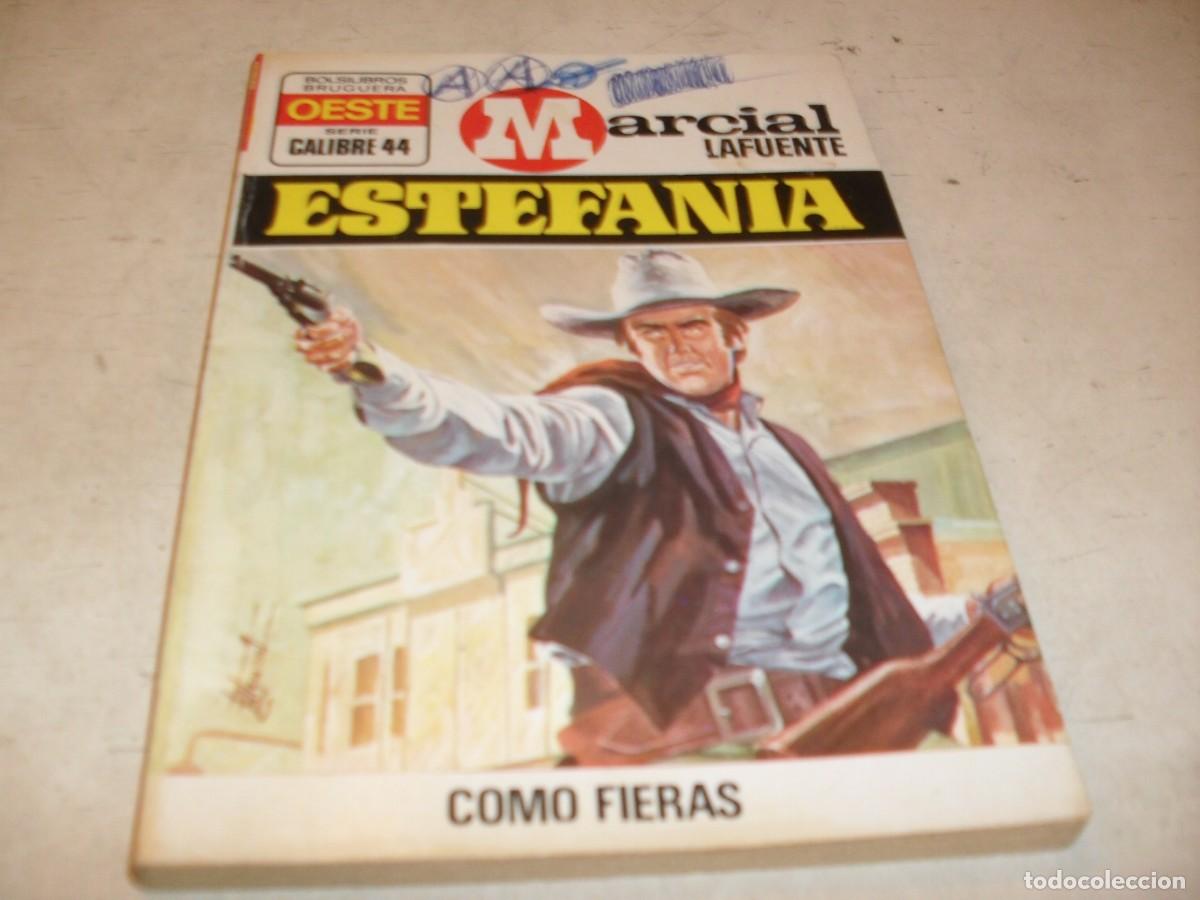 Tebeos: BOLSILIBROS CALIBRE 44 N&ordm; 231.COMO FIERAS,DE ESTEFANIA,BRUGUERA,A&Ntilde;OS 80