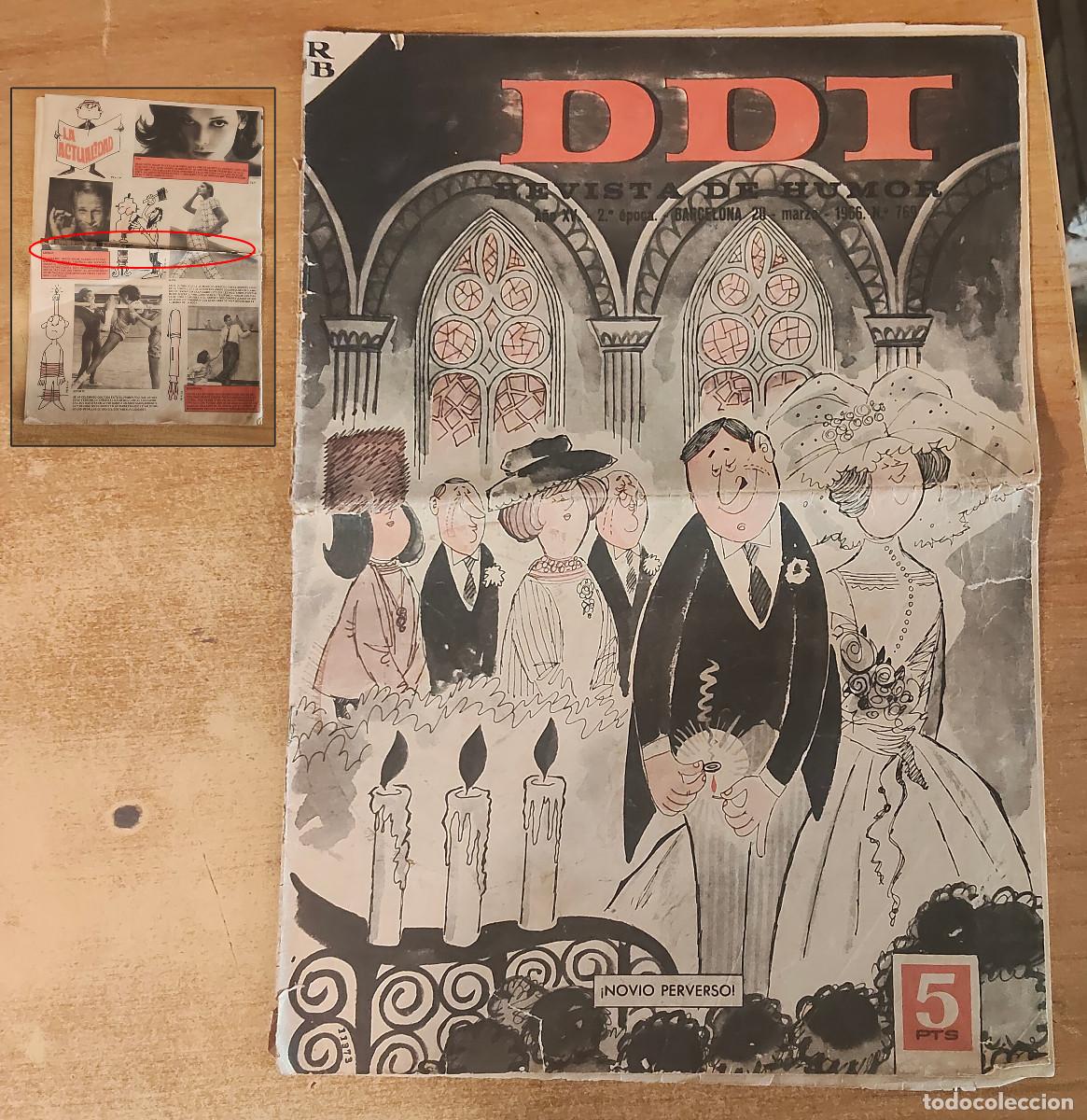 Tebeos: 769 de la revista humor&iacute;stica espa&ntilde;ola El DDT (de la Editorial Bruguera), publicado el 28 de marzo
