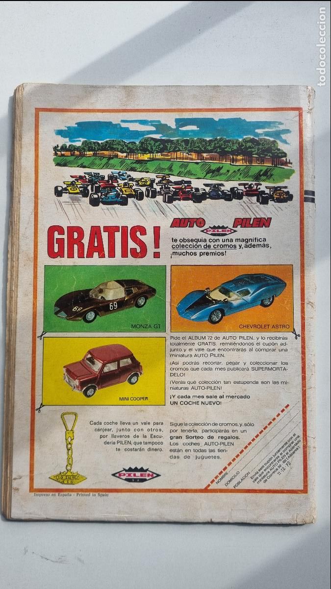 Tebeos: C&Oacute;MIC MORTADELO - ALMANAQUE PARA 1973 - Foto 3