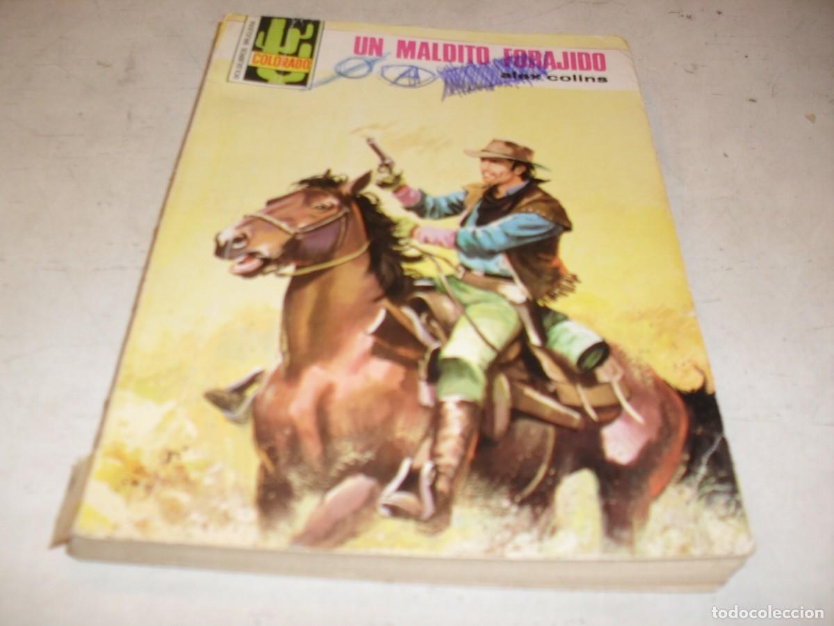 Tebeos: BOLSILIBROS COLORADO N&ordm; 849,UN MALDITO FORAJIDO,DE ALEX COLLINS,BRUGUERA,A&Ntilde;OS 70