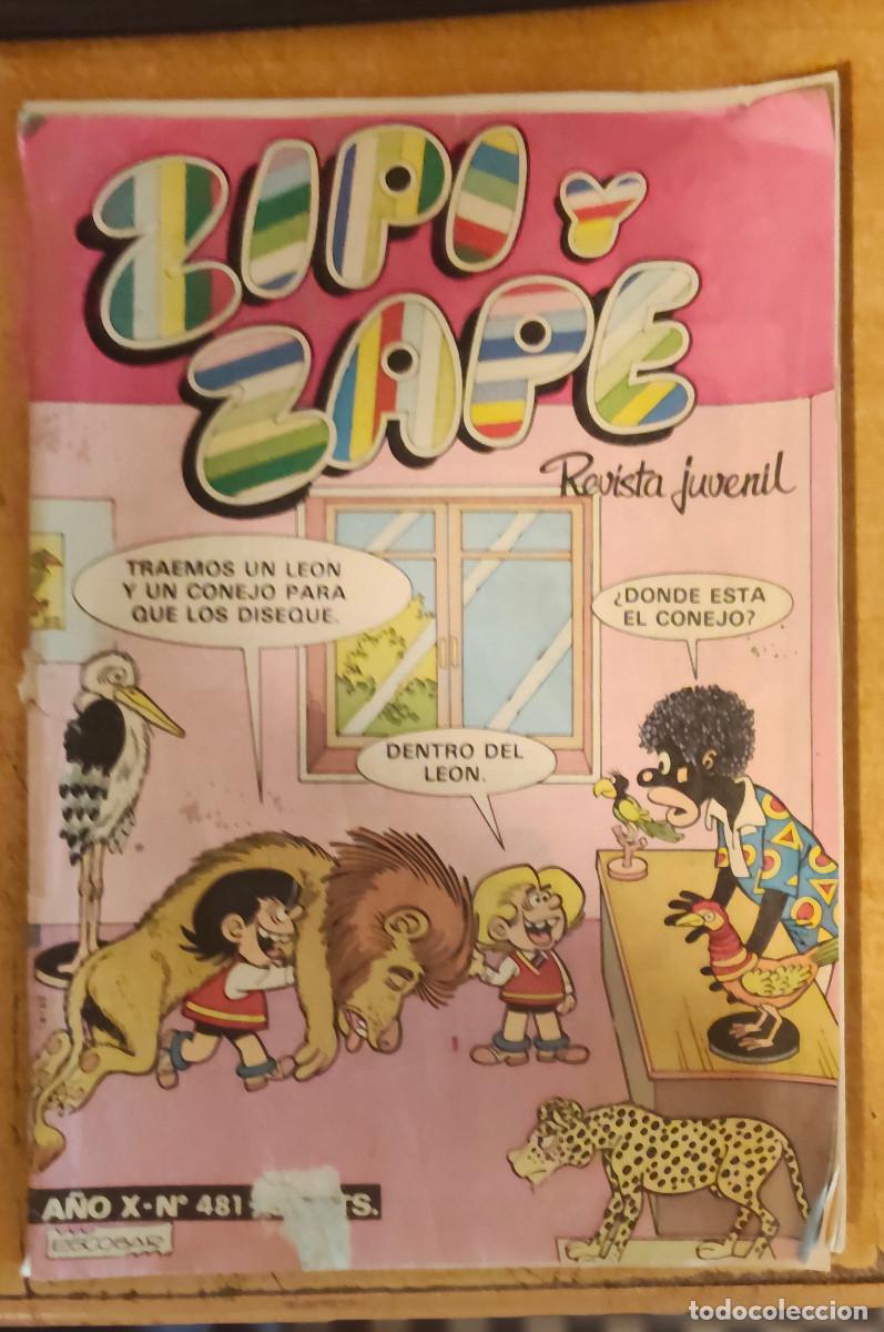 Tebeos: ZIPI Y ZAPE N&ordm; 481 EDITORIAL BRUGUERA