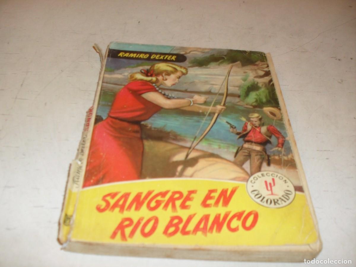 Tebeos: BOLSILIBROS COLORADO N&ordm; 43,SANGRE EN RIO BLANCO,SOFIA LOREN EN CONTRAPORTADA,BRUGUERA,A&Ntilde;OS 60