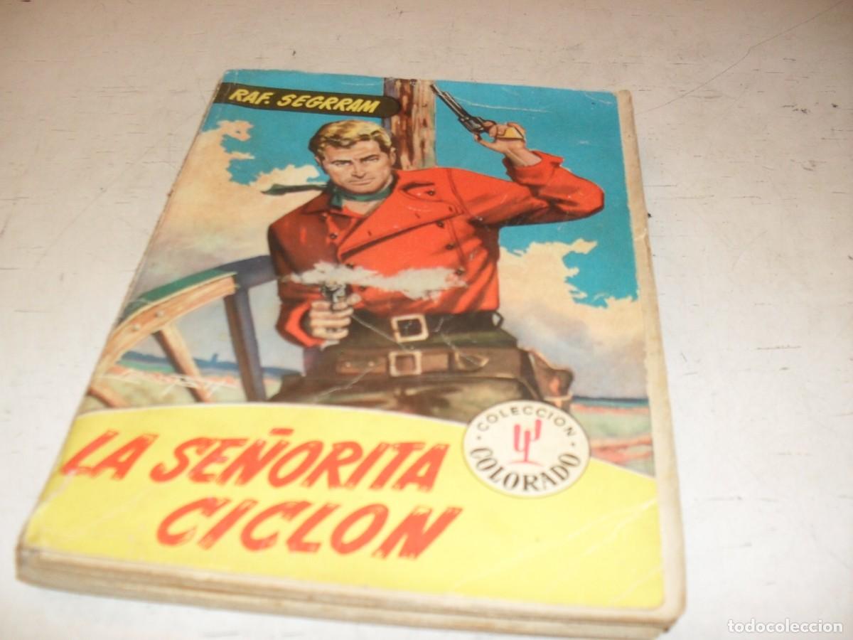 Tebeos: BOLSILIBROS COLORADO N&ordm; 14,LA SE&Ntilde;ORITA CICLON,RUTH HUSSEY EN CONTRAPORTADA,BRUGUERA,A&Ntilde;OS 60