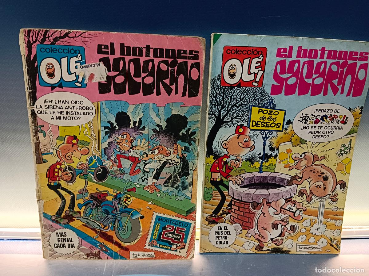 Tebeos: 2 tebeos, c&oacute;mics El botones Sacarino, 275 y 288