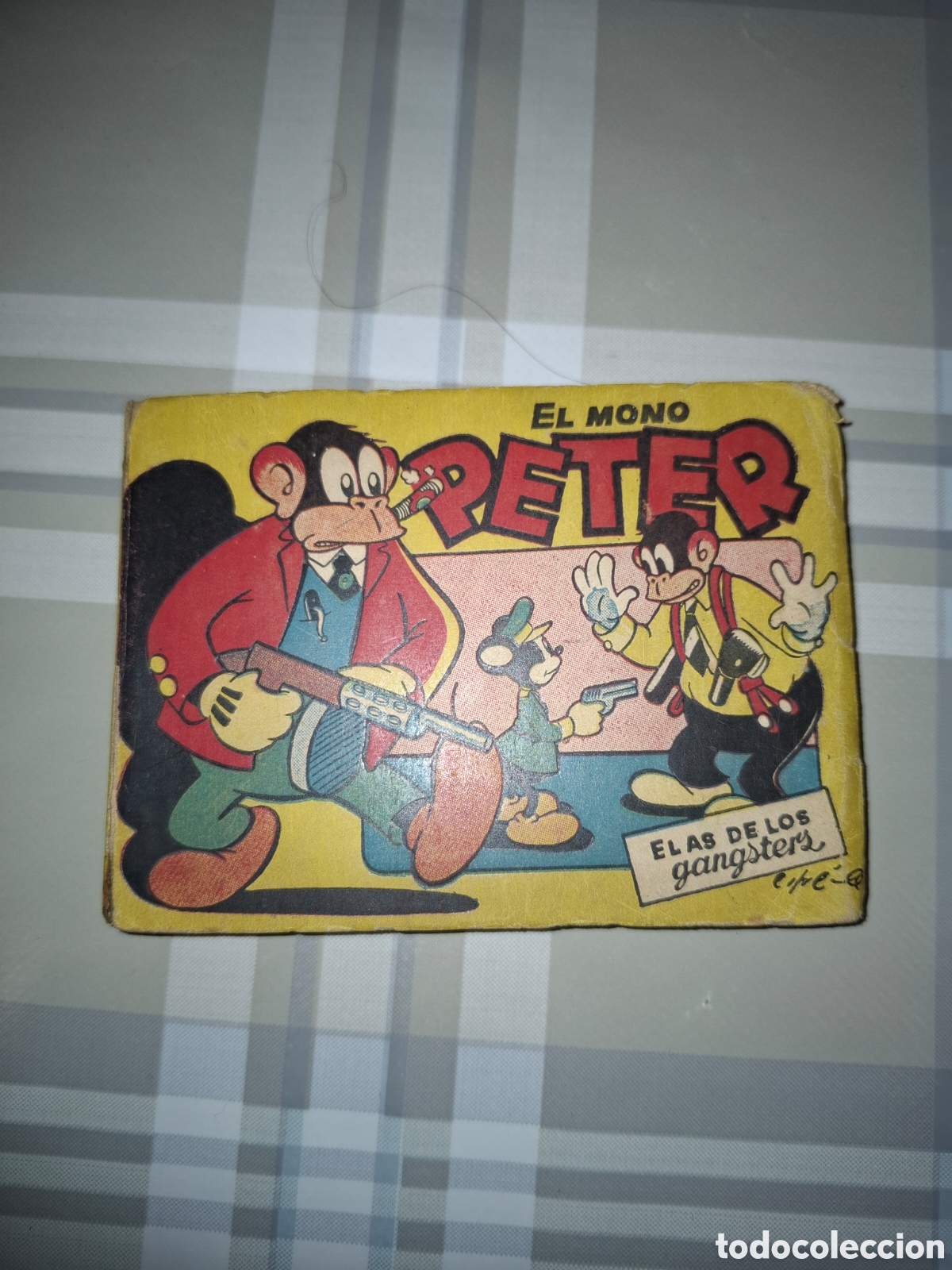 Tebeos: El mono Peter , El As de los gangsters , Bruguera , Cifr&eacute; , Peque&ntilde;os libros para muchachos n&deg; 12