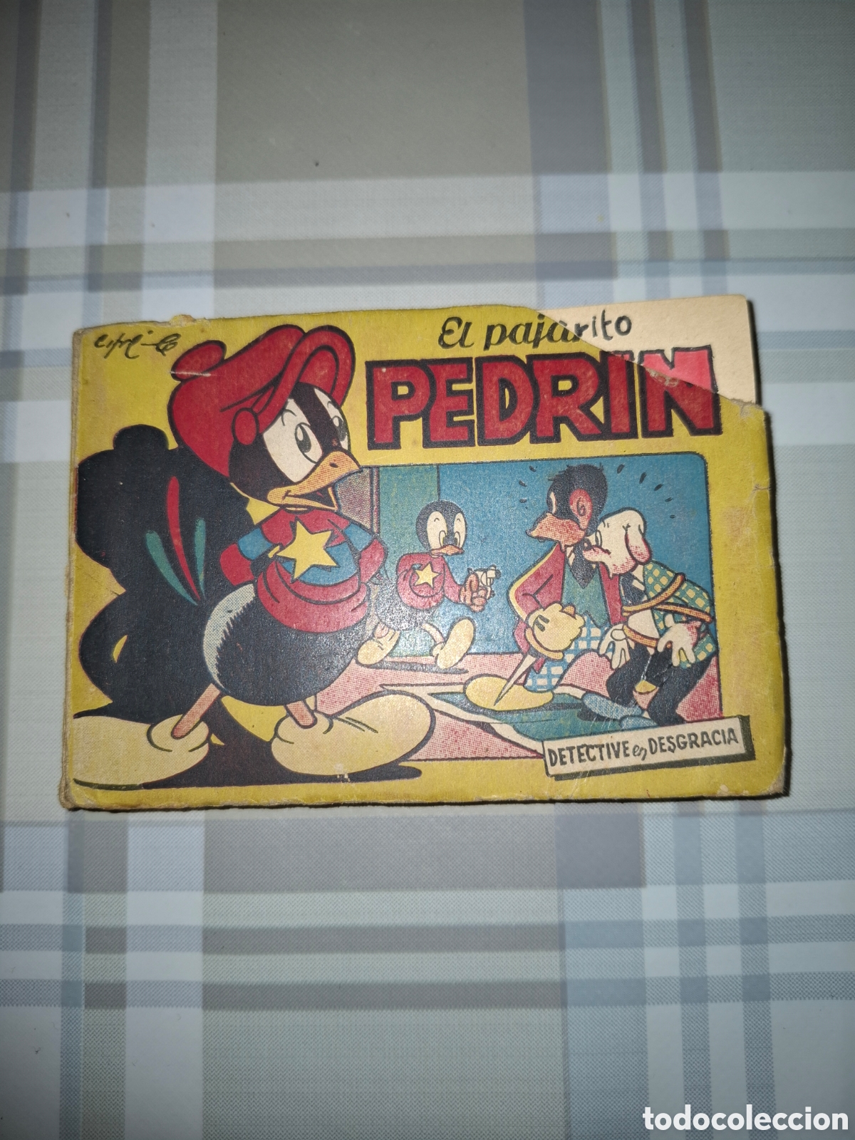 Tebeos: El pajarito Pedr&iacute;n , Detective en desgracia, Peque&ntilde;os libros para muchachos n&deg; 9 , Bruguera , Cifr&eacute;