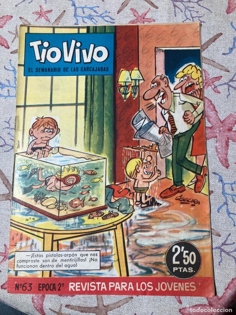 Tebeos: T&Iacute;O VIVO - N&Uacute;MERO 63 - SEGUNDA &Eacute;POCA - BRUGUERA