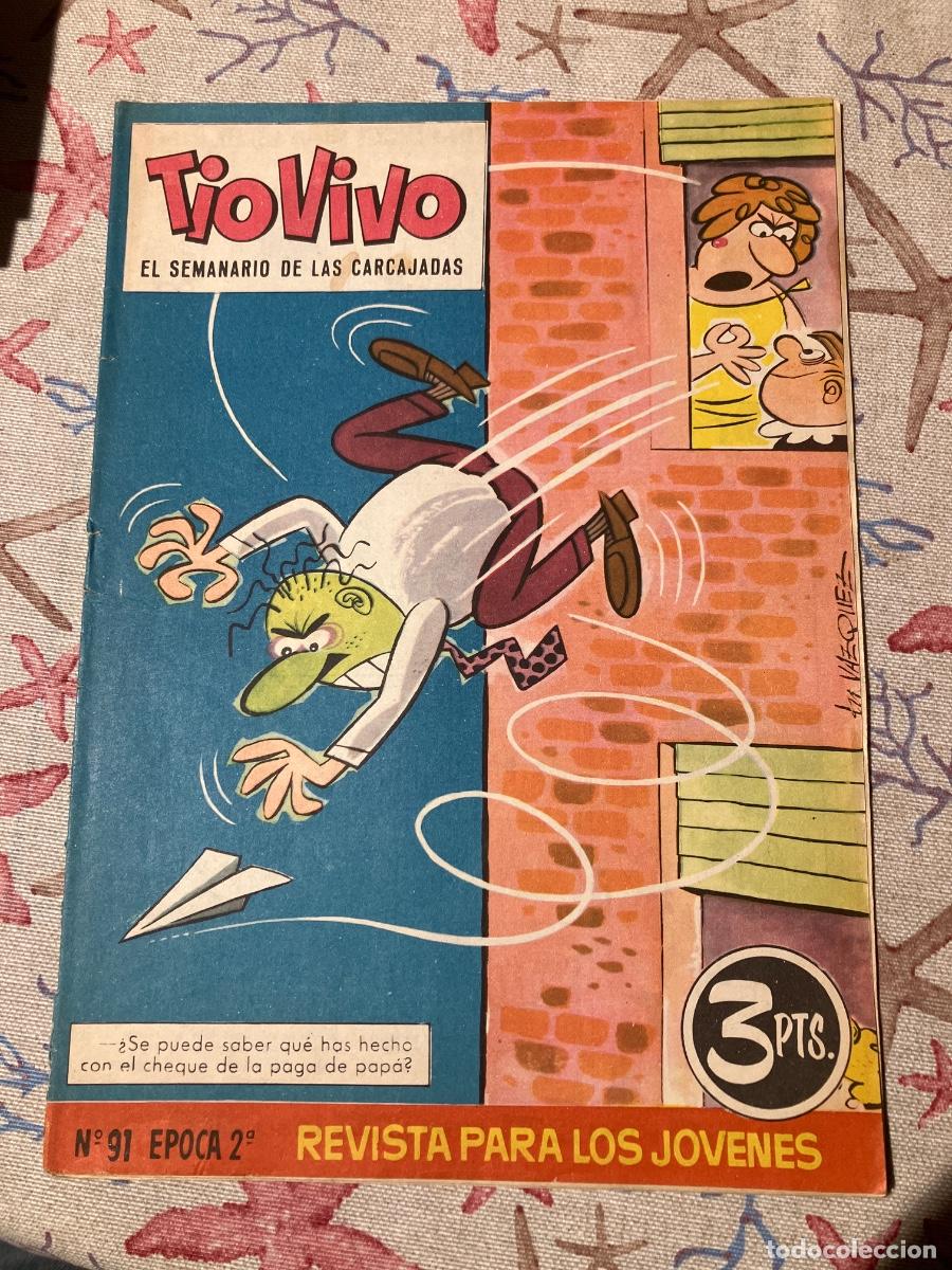 Tebeos: T&Iacute;O VIVO - N&Uacute;MERO 91 - SEGUNDA &Eacute;POCA - BRUGUERA