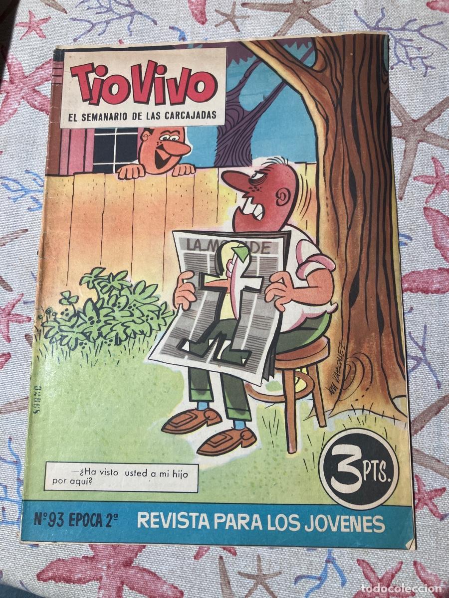 Tebeos: T&Iacute;O VIVO - N&Uacute;MERO 93 - SEGUNDA &Eacute;POCA - BRUGUERA