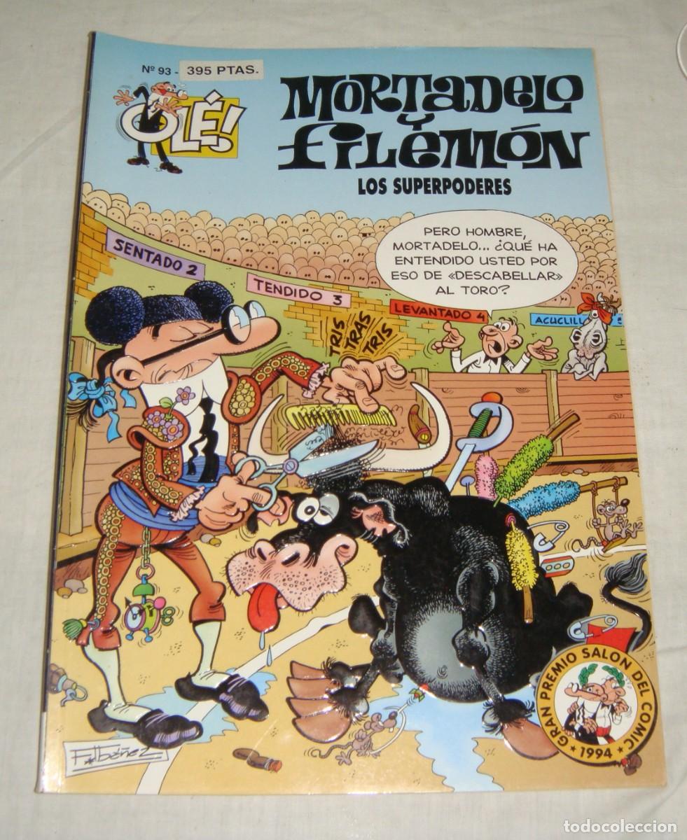 Tebeos: Mortadelo y Filem&oacute;n &middot; Los Superpoderes &middot; Colecci&oacute;n Ol&eacute; n&ordm; 93 &middot; Francisco Ib&aacute;&ntilde;ez &middot; 1994