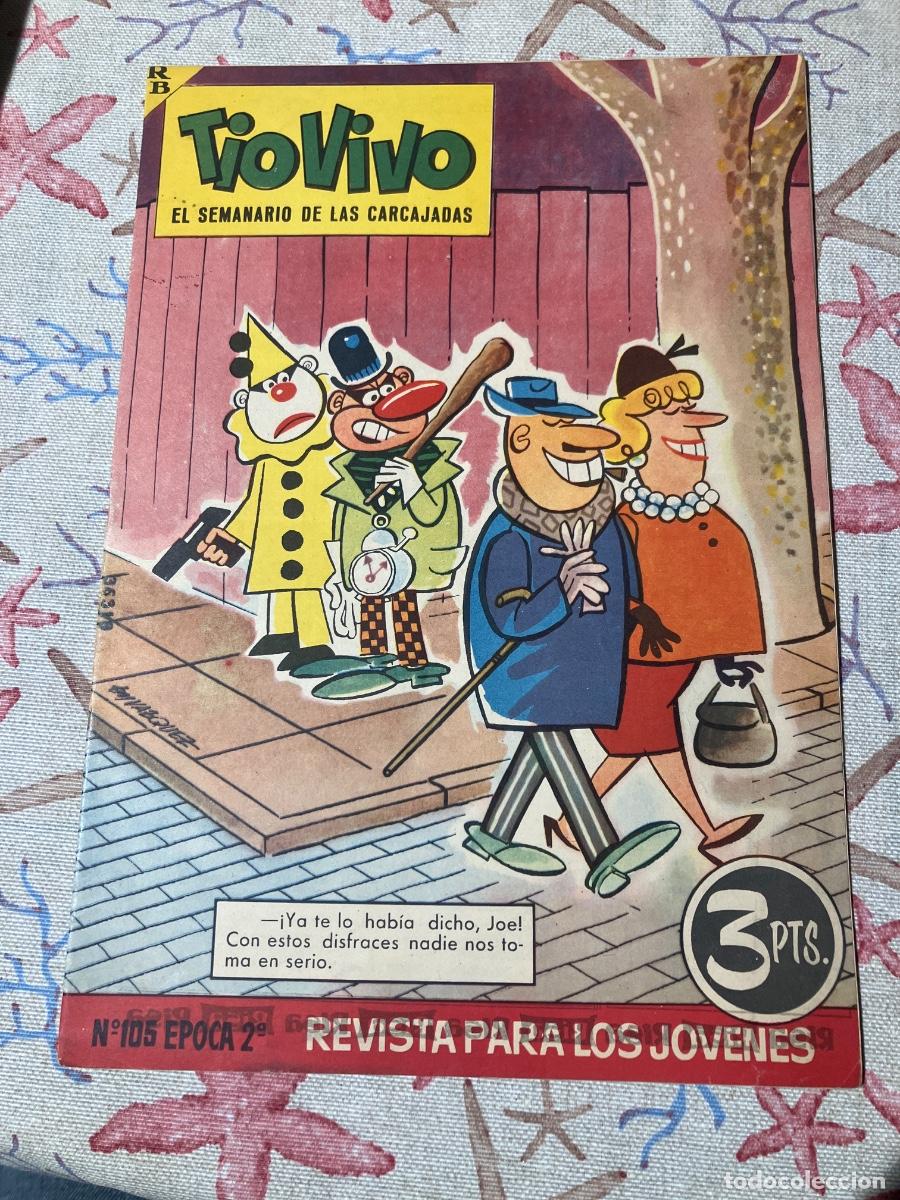 Tebeos: T&Iacute;O VIVO - N&Uacute;MERO 105 - SEGUNDA &Eacute;POCA - BRUGUERA