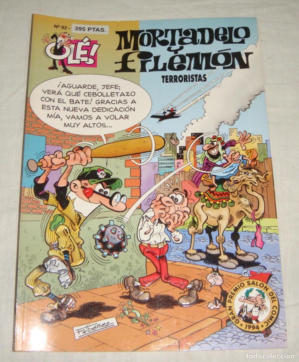 Tebeos: Mortadelo y Filem&oacute;n &middot; Terroristas &middot; Colecci&oacute;n Ol&eacute; n&ordm; 92 &middot; Francisco Ib&aacute;&ntilde;ez &middot; ca. 1994&ndash;1998