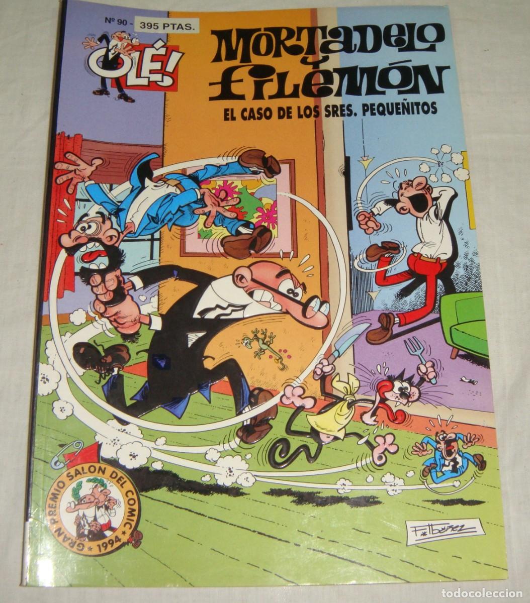 Tebeos: Mortadelo y Filem&oacute;n &middot; El Caso de los Se&ntilde;ores Peque&ntilde;itos &middot; Colecci&oacute;n Ol&eacute; n&ordm; 90 &middot; Ib&aacute;&ntilde;ez &middot; ca. 1994&ndash;19