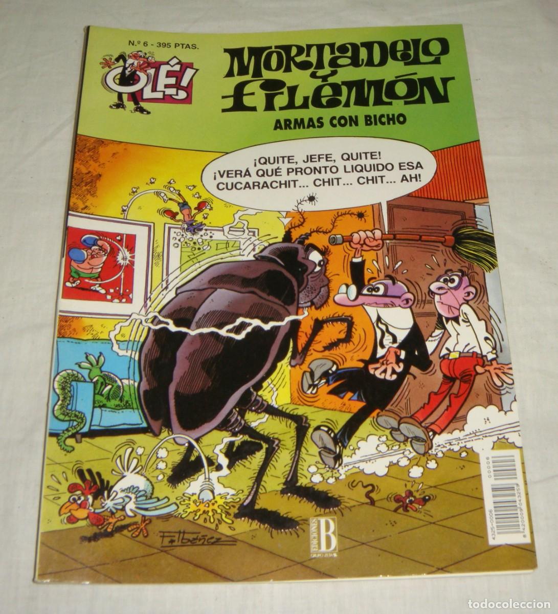 Tebeos: Mortadelo y Filem&oacute;n &middot; Armas con Bicho &middot; Colecci&oacute;n Ol&eacute; n&ordm; 6 &middot; Francisco Ib&aacute;&ntilde;ez &middot; ca. 1995&ndash;2000