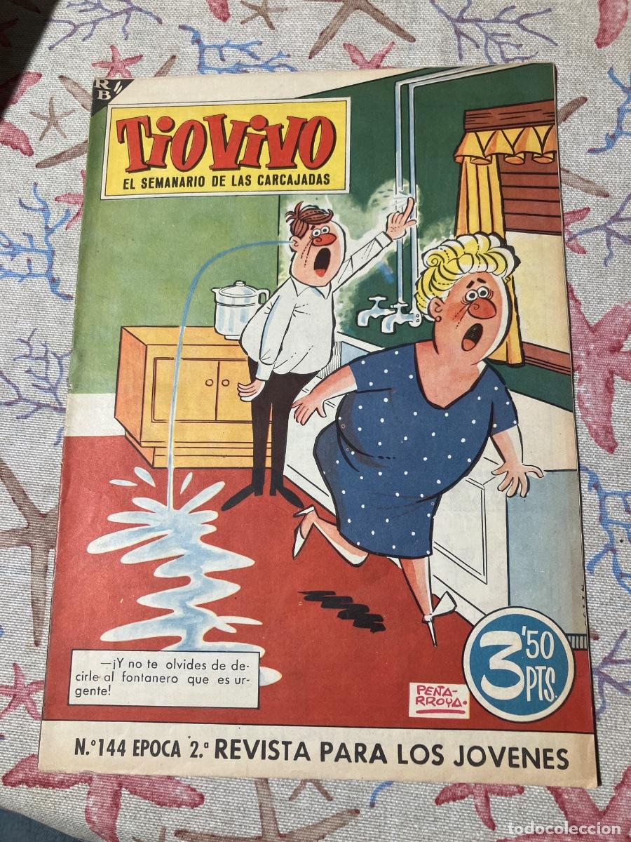 Tebeos: T&Iacute;O VIVO - N&Uacute;MERO 144 - SEGUNDA &Eacute;POCA - BRUGUERA