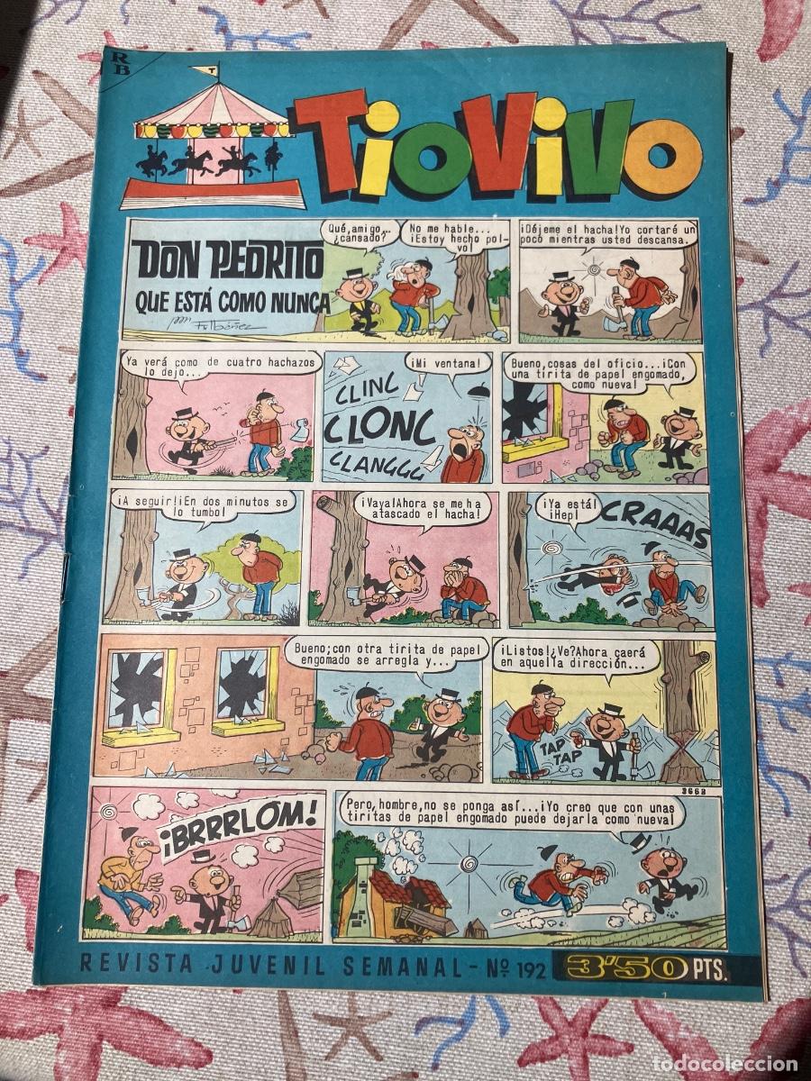 Tebeos: T&Iacute;O VIVO - N&Uacute;MERO 192 - SEGUNDA &Eacute;POCA - BRUGUERA