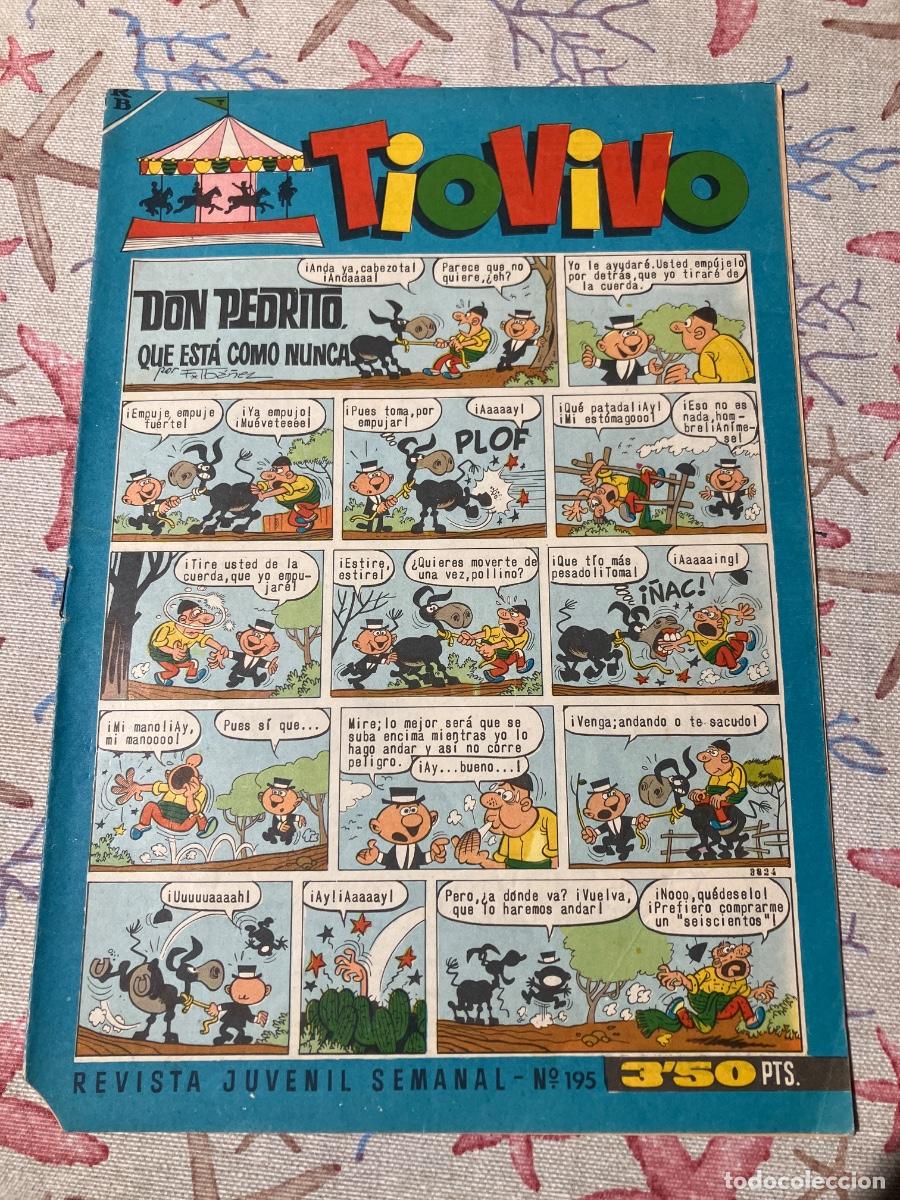 Tebeos: T&Iacute;O VIVO - N&Uacute;MERO 195 - SEGUNDA &Eacute;POCA - BRUGUERA