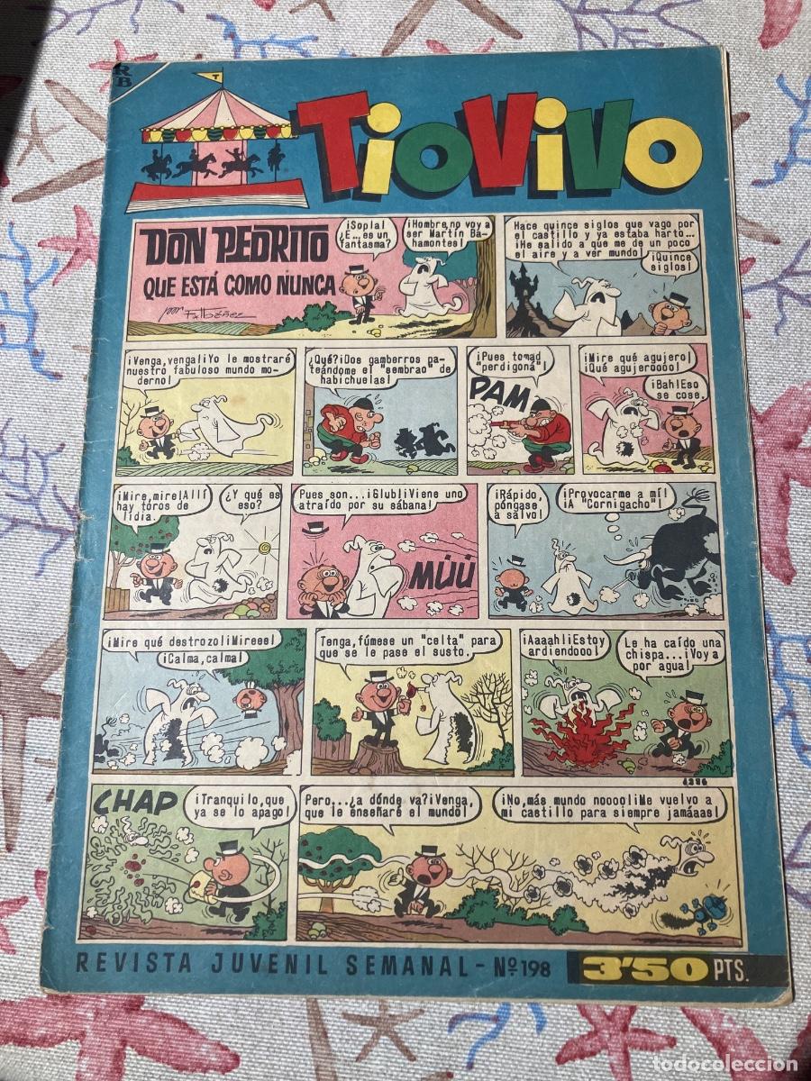 Tebeos: T&Iacute;O VIVO - N&Uacute;MERO 198 - SEGUNDA &Eacute;POCA - BRUGUERA