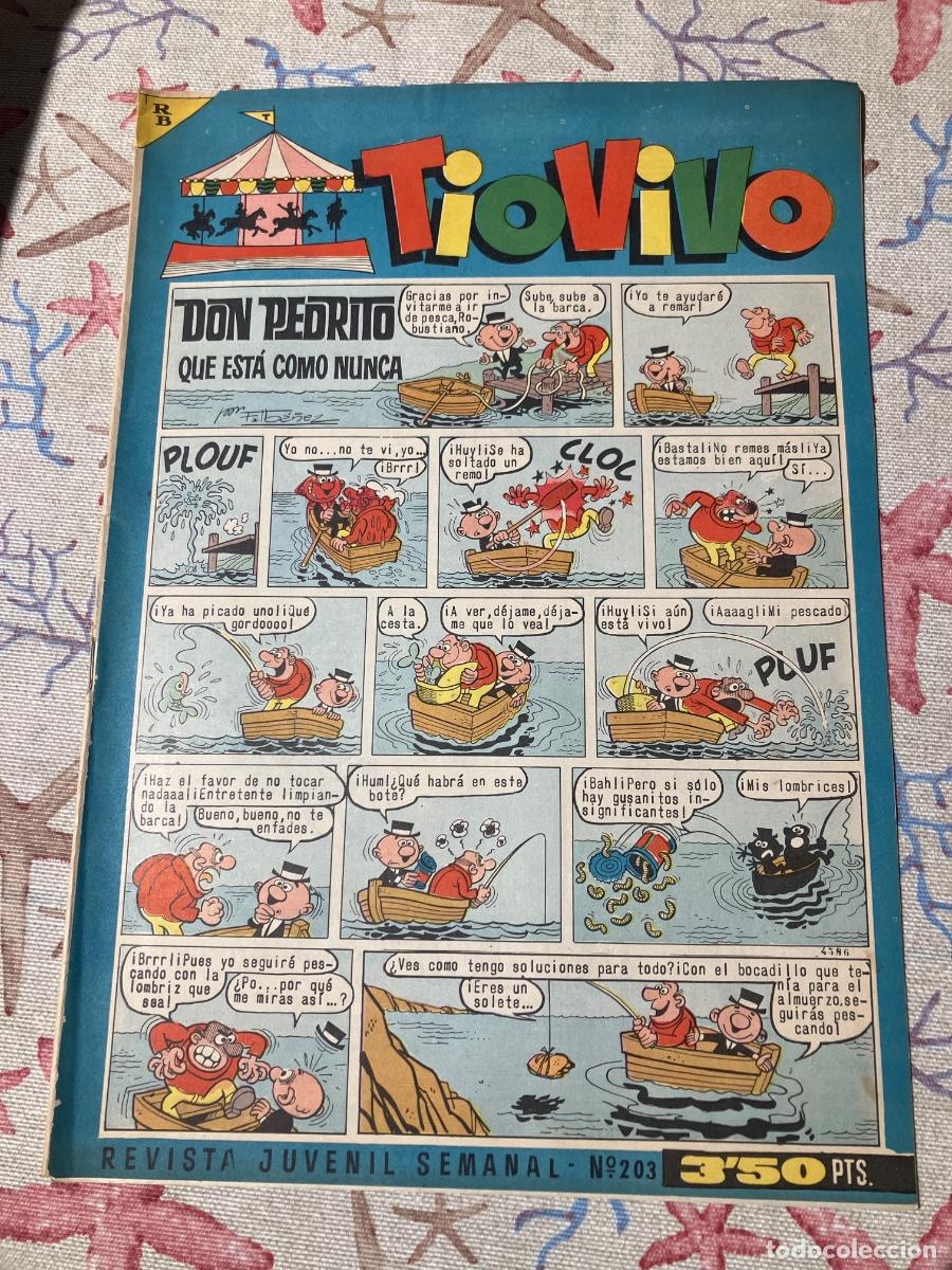 Tebeos: T&Iacute;O VIVO - N&Uacute;MERO 203 - SEGUNDA &Eacute;POCA - BRUGUERA