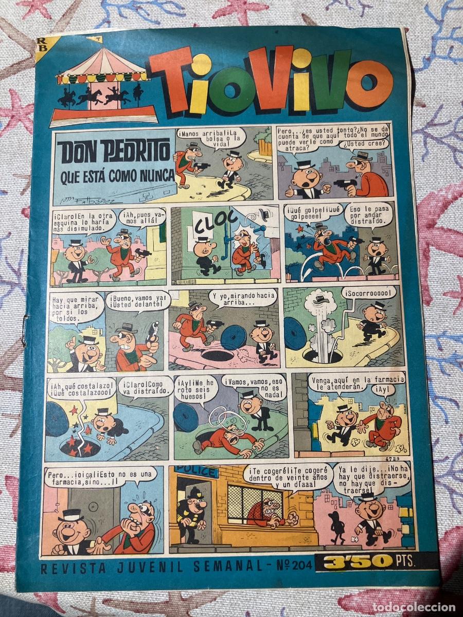 Tebeos: T&Iacute;O VIVO - N&Uacute;MERO 204 - SEGUNDA &Eacute;POCA - BRUGUERA