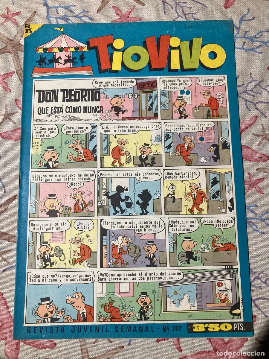 Tebeos: T&Iacute;O VIVO - N&Uacute;MERO 207 - SEGUNDA &Eacute;POCA - BRUGUERA
