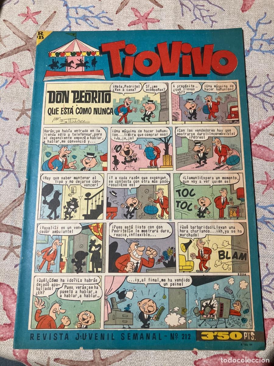 Tebeos: T&Iacute;O VIVO - N&Uacute;MERO 212 - SEGUNDA &Eacute;POCA - BRUGUERA
