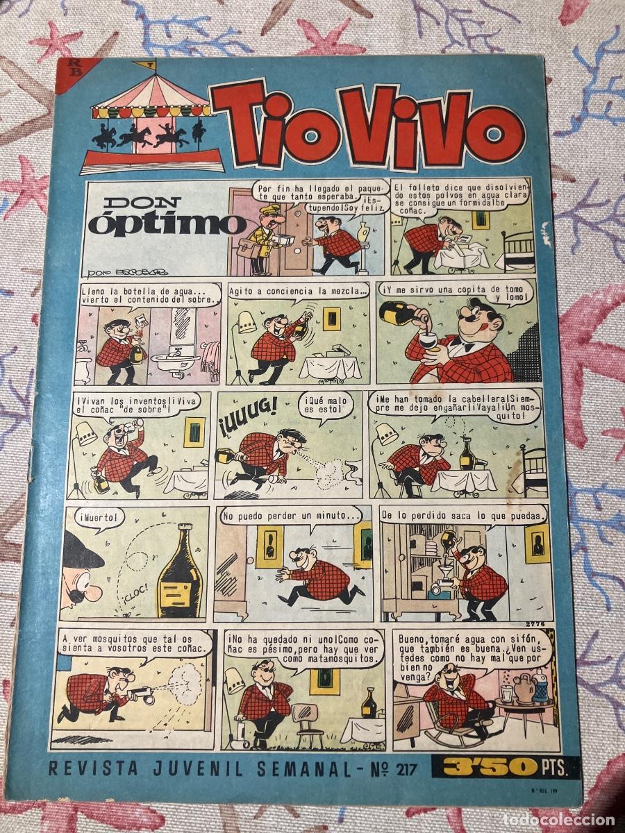Tebeos: T&Iacute;O VIVO - N&Uacute;MERO 217 - SEGUNDA &Eacute;POCA - BRUGUERA