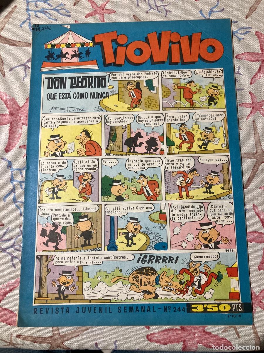 Tebeos: T&Iacute;O VIVO - N&Uacute;MERO 244 - SEGUNDA &Eacute;POCA - BRUGUERA