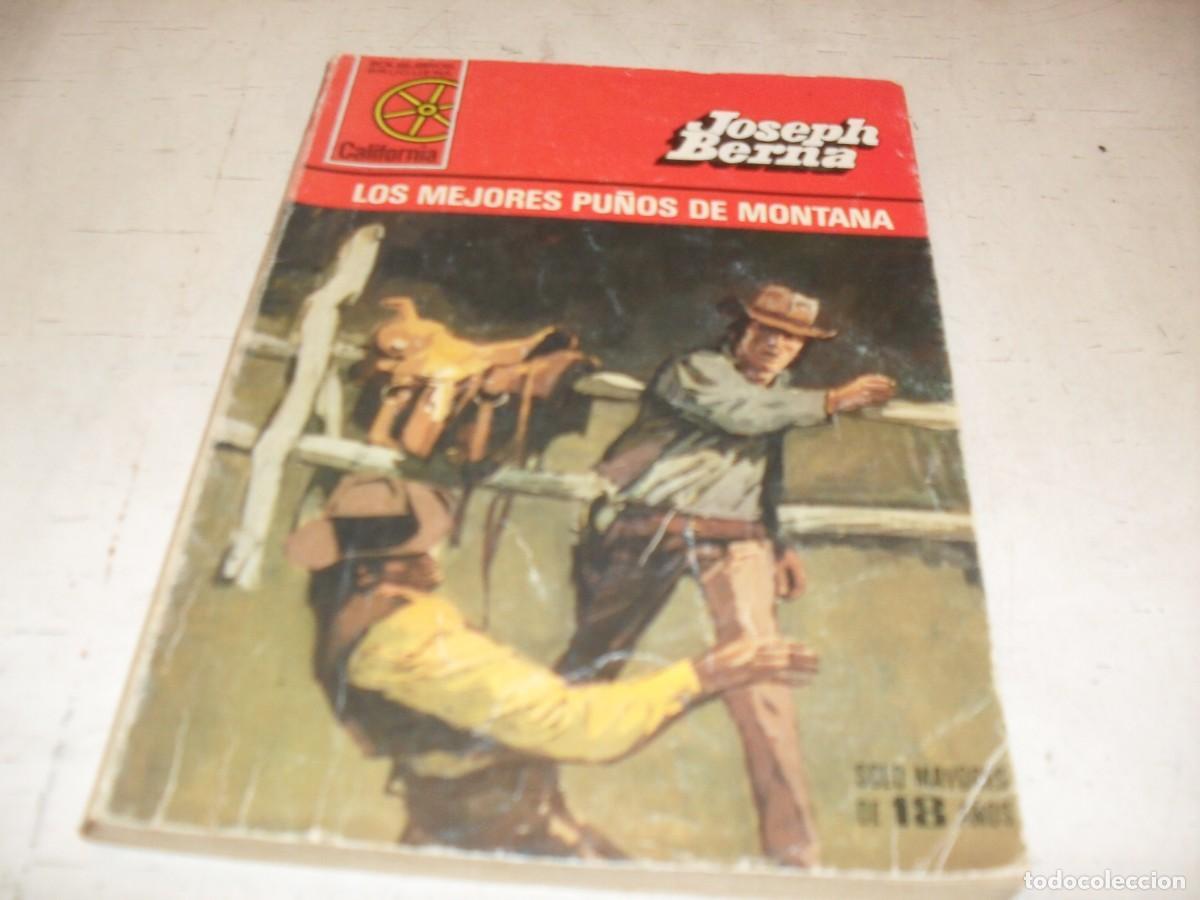 Tebeos: BOLSILIBROS CALIFORNIA N&ordm; 1346,LOS MEJORES PU&Ntilde;OS DE MONTANA,DE JOSEPH BERNA ,BRUGUERA,A&Ntilde;OS 80