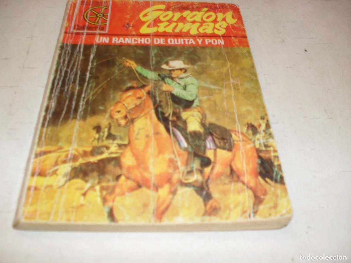 Tebeos: BOLSILIBROS CALIFORNIA N&ordm; 1268,UN RANCHO DE QUITA Y PON,DE GORDON LUMAS ,BRUGUERA,A&Ntilde;OS 80