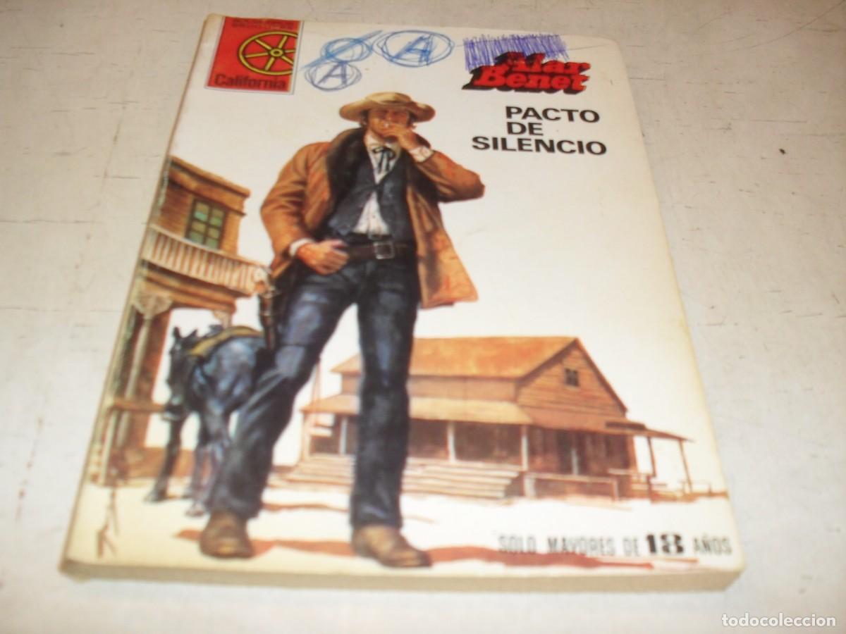 Tebeos: BOLSILIBROS CALIFORNIA N&ordm; 1357,PACTO DE SILENCIO,DE ALAR BENET ,BRUGUERA,A&Ntilde;OS 80