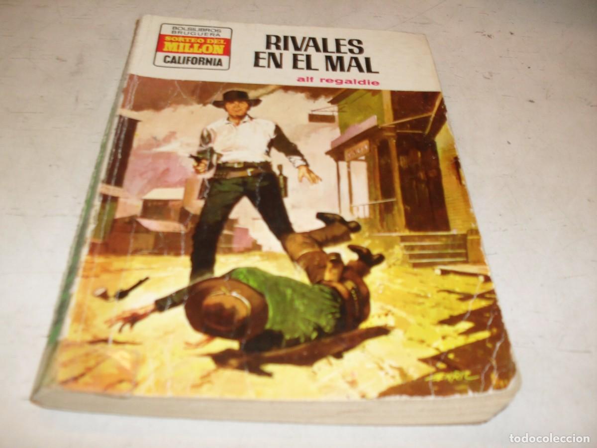 Tebeos: BOLSILIBROS CALIFORNIA N&ordm; 890,RIVALES EN EL MAL,DE ALF REGARDIE,BRUGUERA,A&Ntilde;OS 70