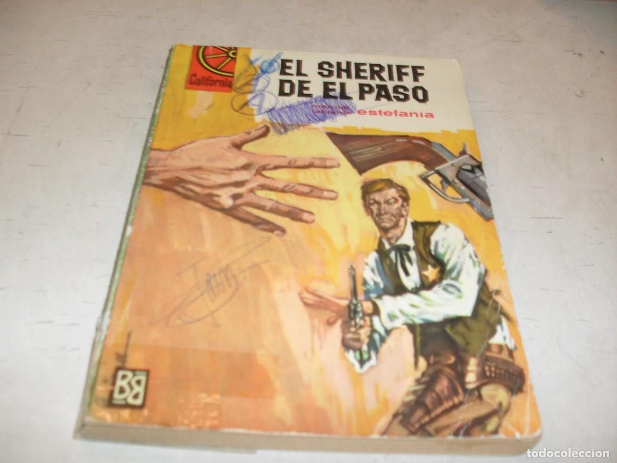 Tebeos: BOLSILIBROS CALIFORNIA N&ordm; 420,EL SHERIFF DE EL PASO,DE ESTEFANIA,BRUGUERA,A&Ntilde;OS 60