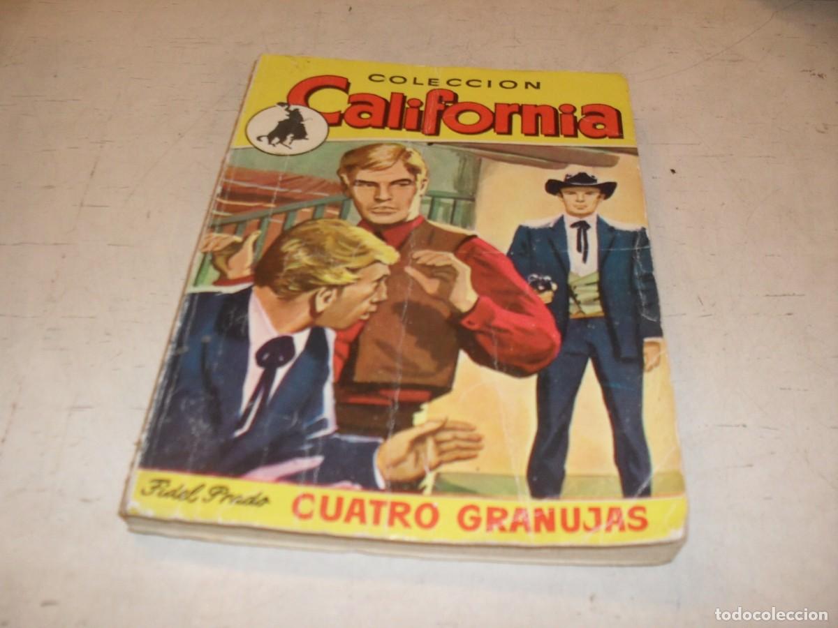 Tebeos: BOLSILIBROS CALIFORNIA N&ordm; 209,4 GTANUJAS,DE FIDEL PRADO,L.DARNELL EN CONTRAPORTADA,BRUGUERA,A&Ntilde;OS 60