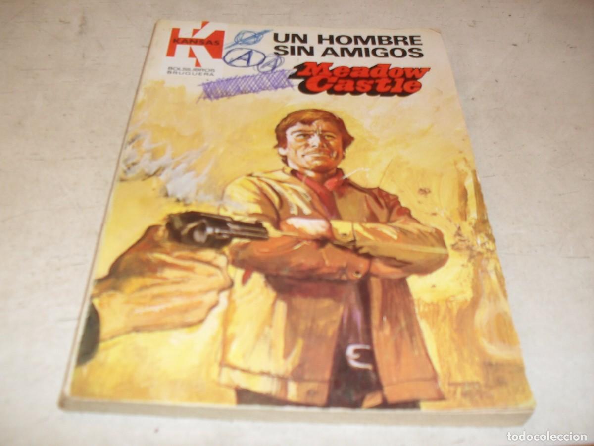 Tebeos: BOLSILIBROS KANSAS N&ordm; 1242.UN HIMBRE SIN AMIGOS,DE MEADOW CASTLE,BRUGUERA,A&Ntilde;OS 80