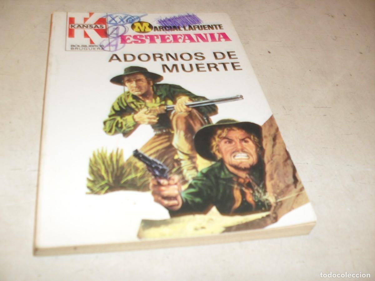 Tebeos: BOLSILIBROS KANSAS N&ordm; 1173,ADORNOS DE MUERTE,DE ESTEFANIA,BRUGUERA,A&Ntilde;OS 80