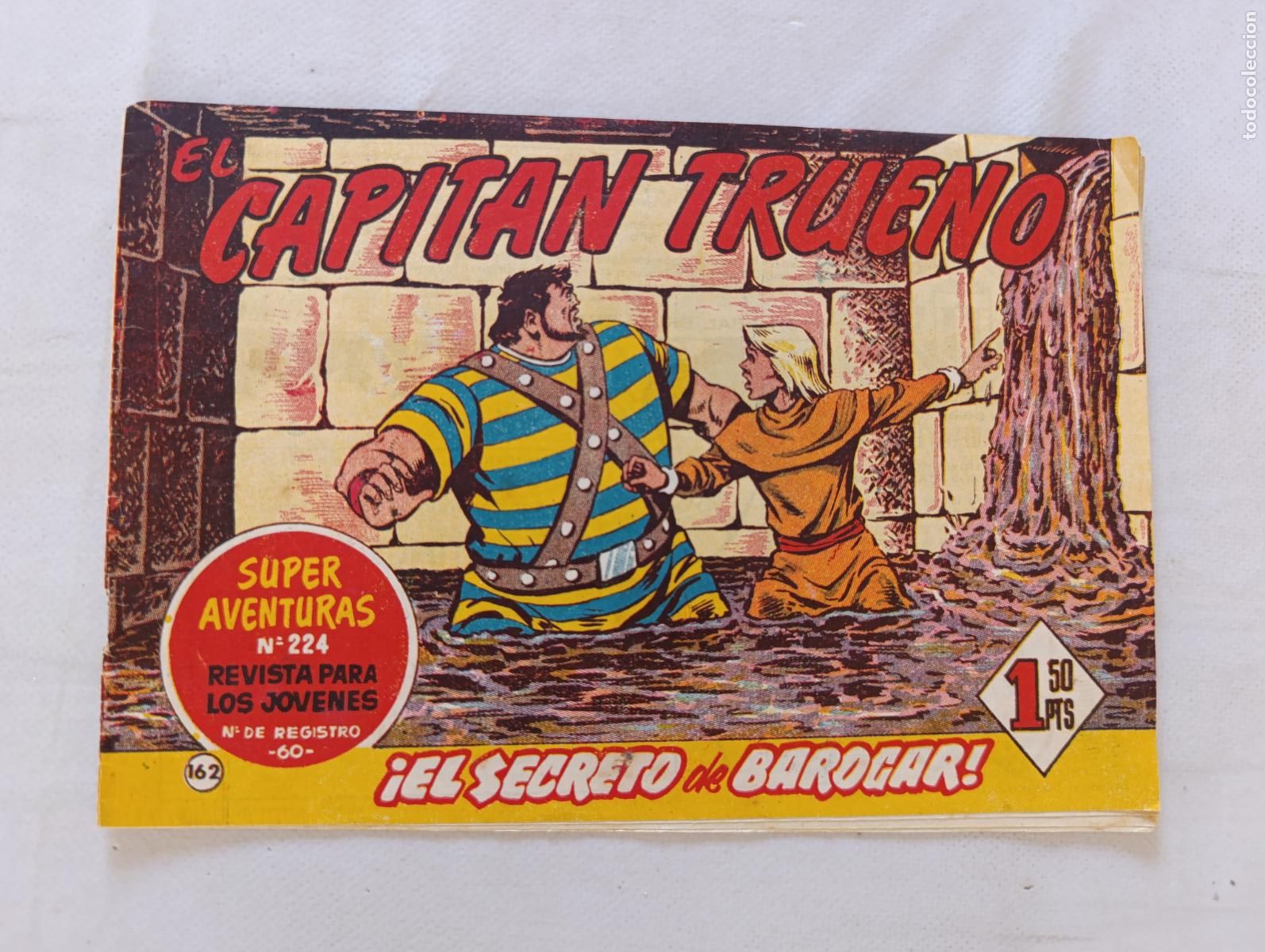 Tebeos: EL CAPITAN TRUENO N&ordm; 162 - BRUGUERA - ORIGINAL (HS)