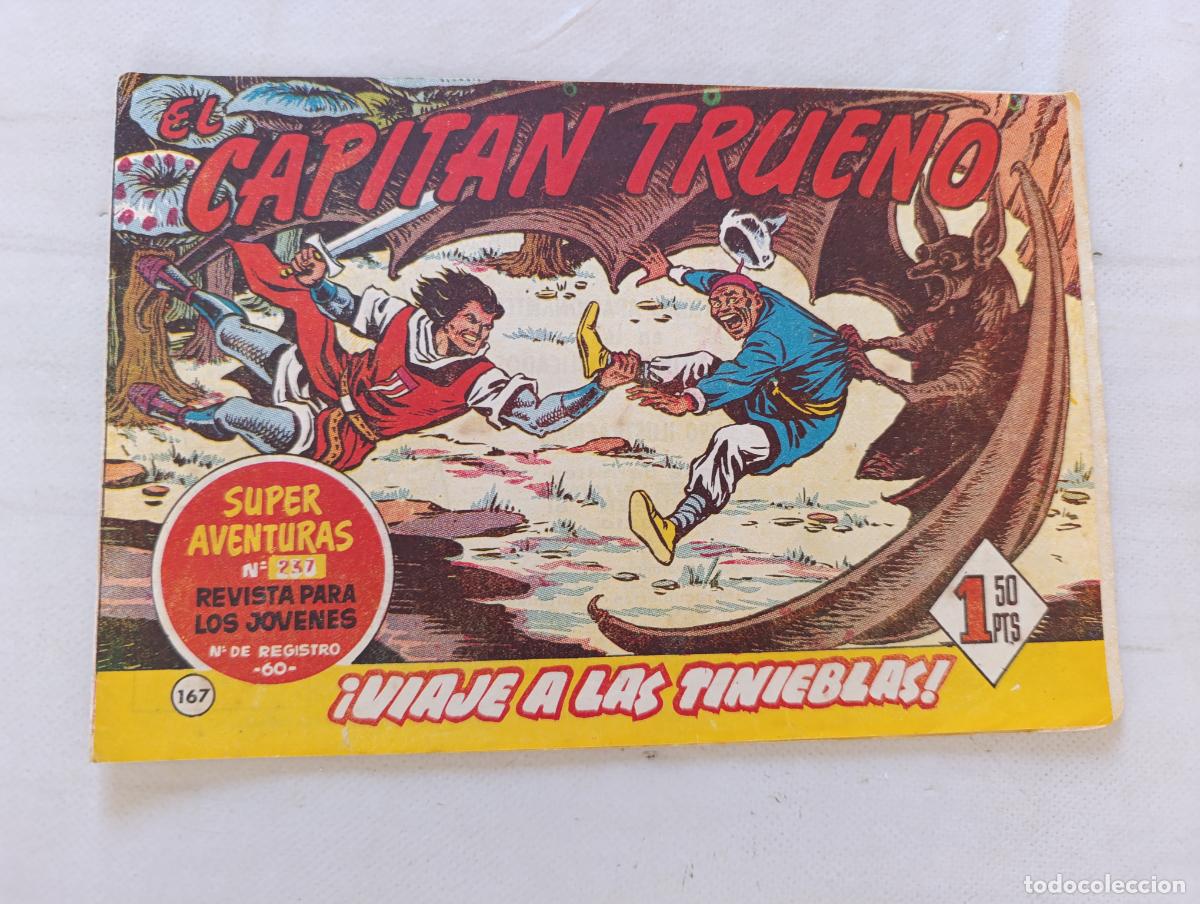 Tebeos: EL CAPITAN TRUENO N&ordm; 167 - BRUGUERA - ORIGINAL (HS)
