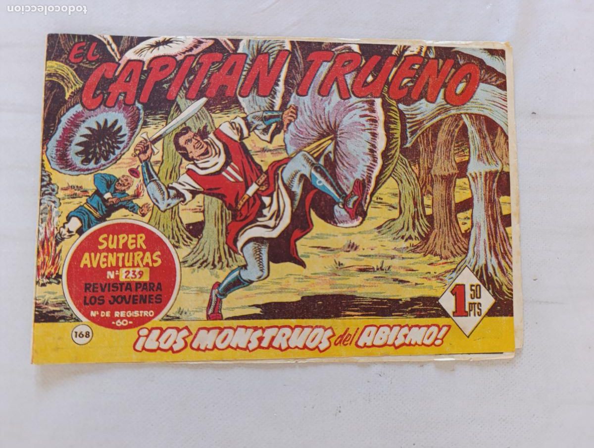 Tebeos: EL CAPITAN TRUENO N&ordm; 168 - BRUGUERA - ORIGINAL (HS)