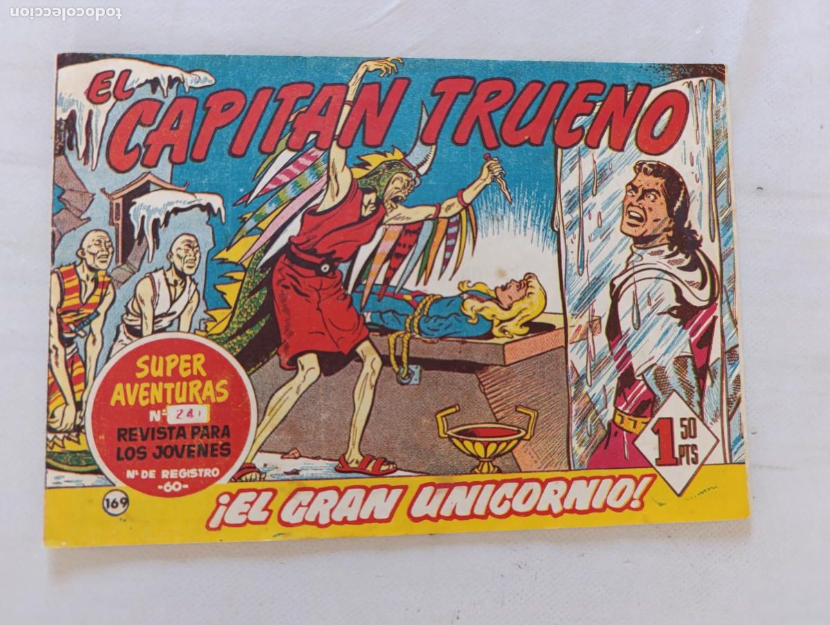 Tebeos: EL CAPITAN TRUENO N&ordm; 169 - BRUGUERA - ORIGINAL (HS)