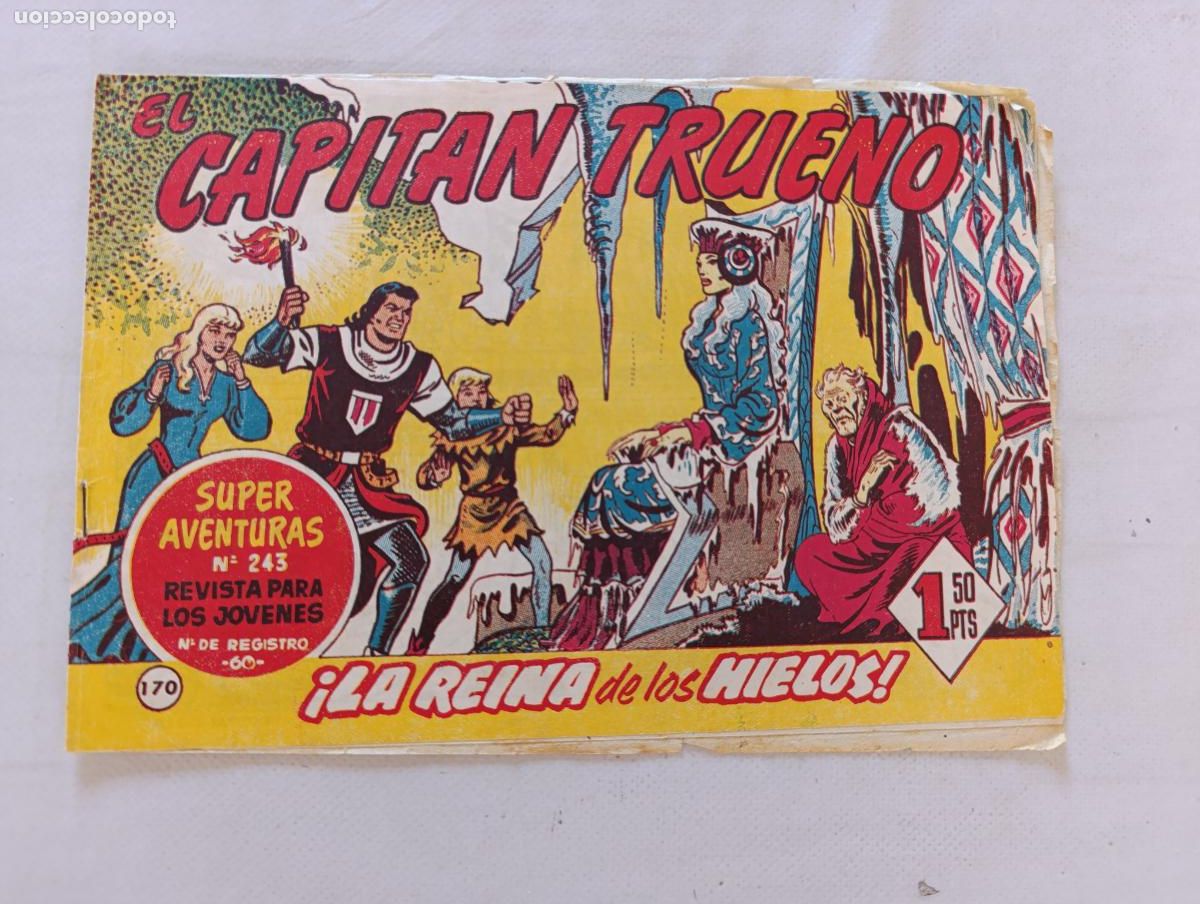 Tebeos: EL CAPITAN TRUENO N&ordm; 170 - BRUGUERA - ORIGINAL (HS)